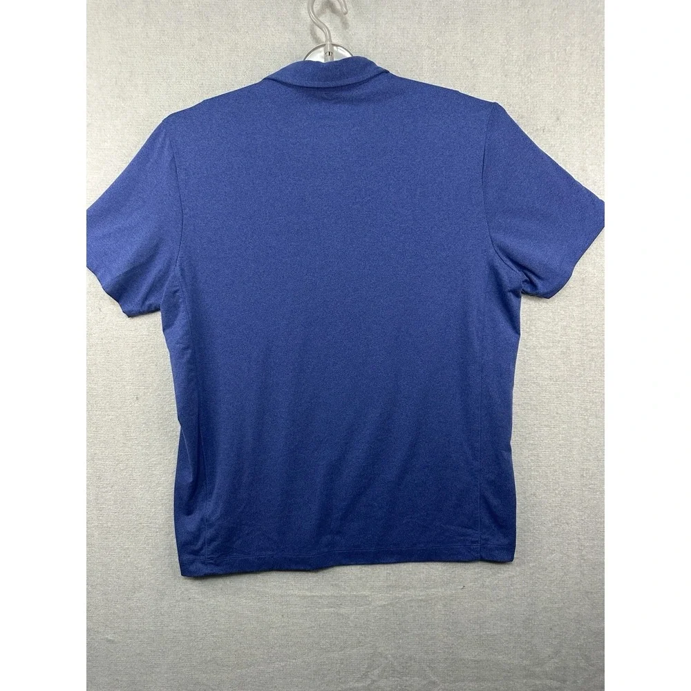 UNTUCKit Clavidor Polo Shirt‎ Mens Large Blue Performance Stretch Short Sleeve